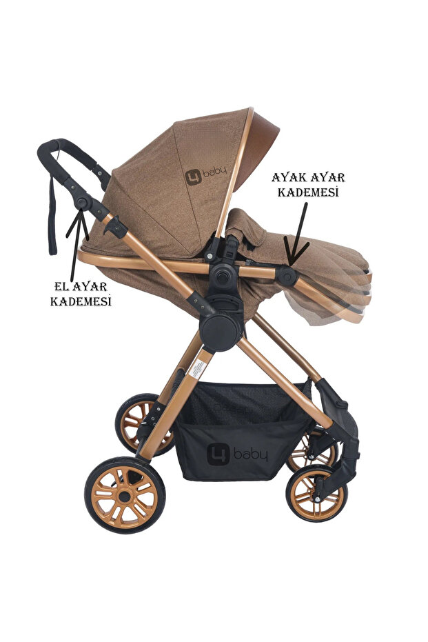4 Baby Esse Gold Travel Sistem Bebek Arabası Seyahat Sistem Puset görsel 4