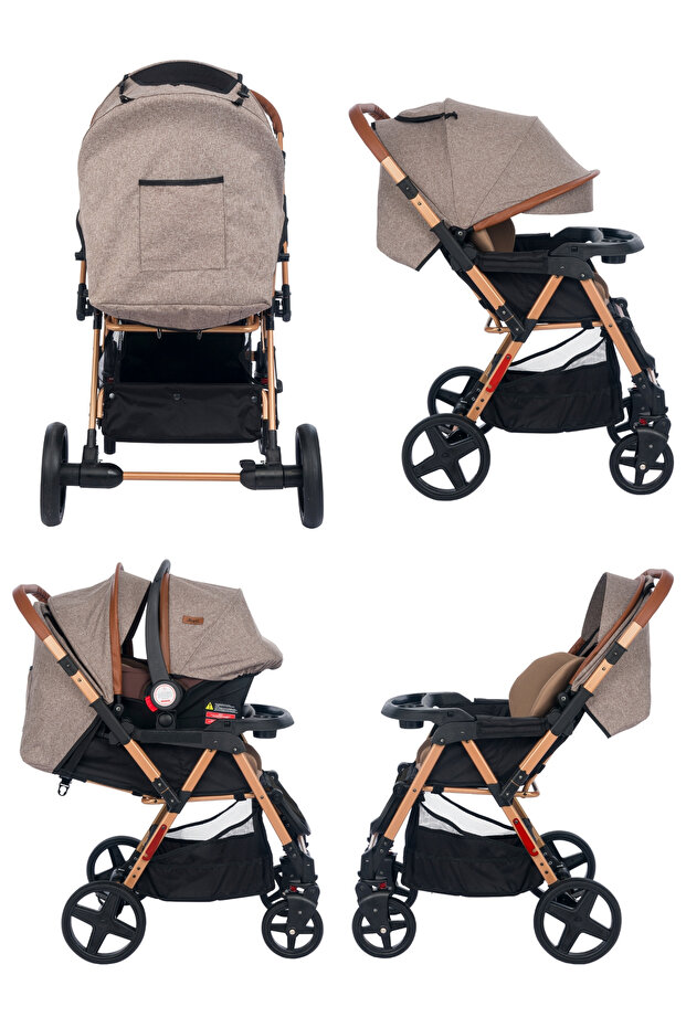 Joell Trendy Çift Yönlü Bebek Arabası görsel 5