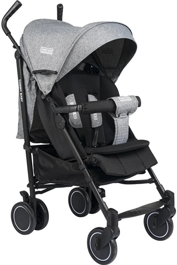 Tommybaby Luppo Black Tam Yatar Baston Bebek Arabası Puset