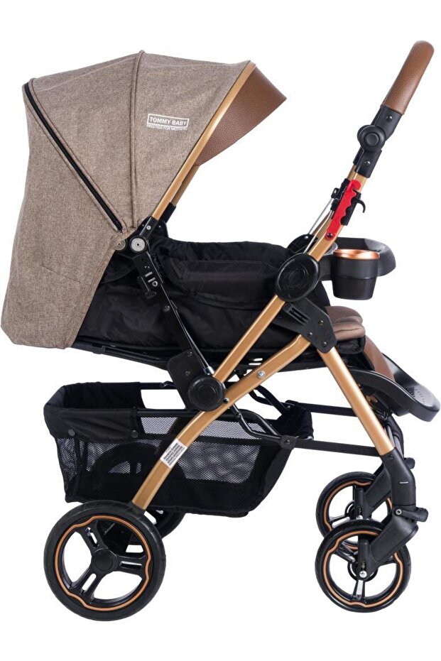 Tommybaby Tornado Travel Çift Yönlü Bebek Arabası Seyahat Sistem Puset görsel 5