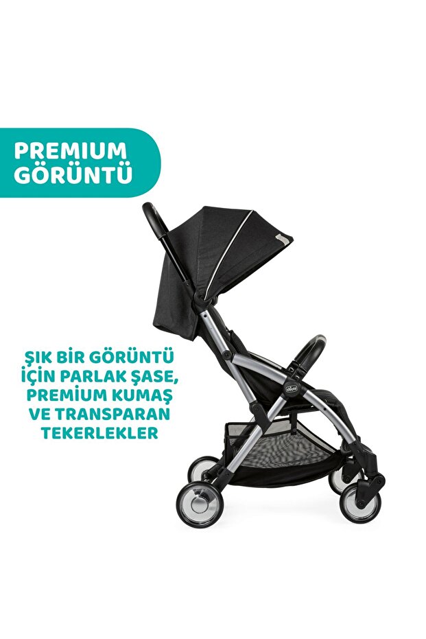 Chicco Goody Plus Graphıte Bebek Arabası görsel 2