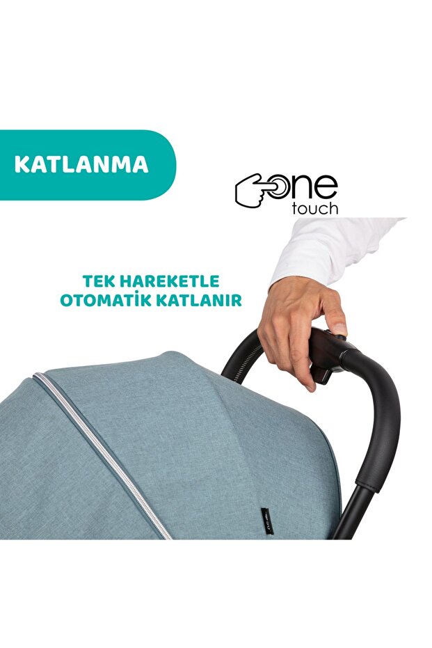 Chicco Goody Plus Bebek Arabası - Dusty Green görsel 3