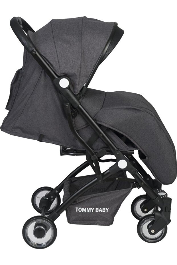 Tommybaby Golf Kabin Bebek Arabası Black Kabin Boy görsel 4