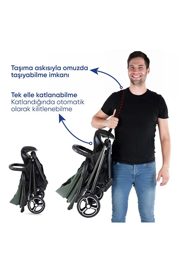 Kraft Viva I-Size Travel Sistem Bebek Arabası Black 1*1 görsel 3