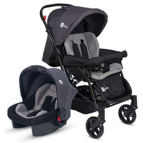Prego Aria Gri Hafif Tek Elle Katlanır Kabin Boy Bebek Arabası görsel 2