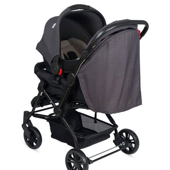 Prego Aria Gri Hafif Tek Elle Katlanır Kabin Boy Bebek Arabası görsel 6