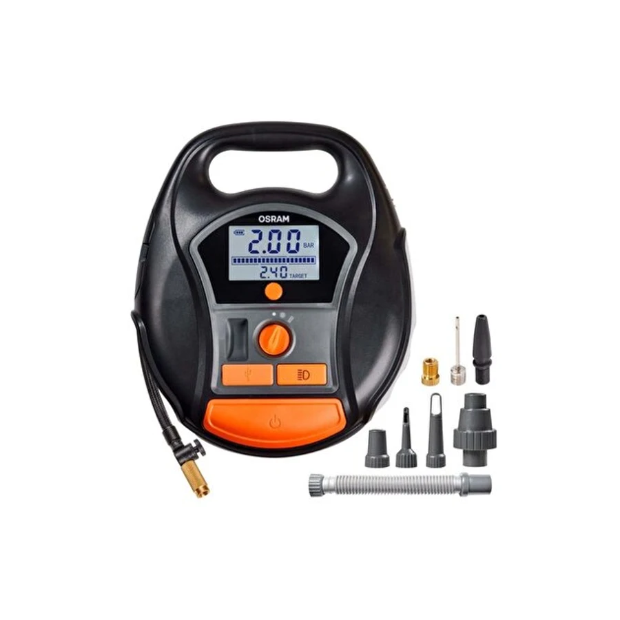 Dijital lastik şişirme cihazı hızlı şarjlı kompakt