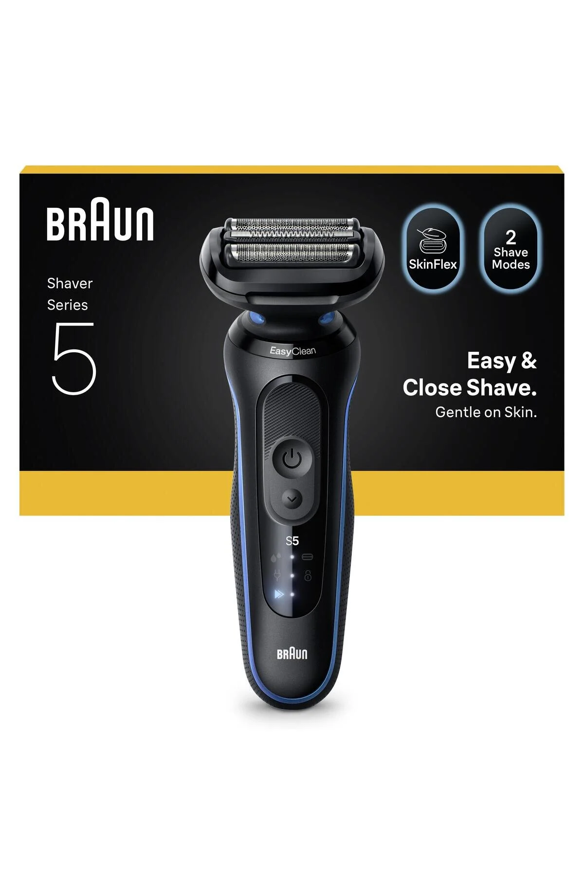 Braun Series 5 Elektrikli Tıraş Makinesi, Islak ve Kuru, 52-B1000S