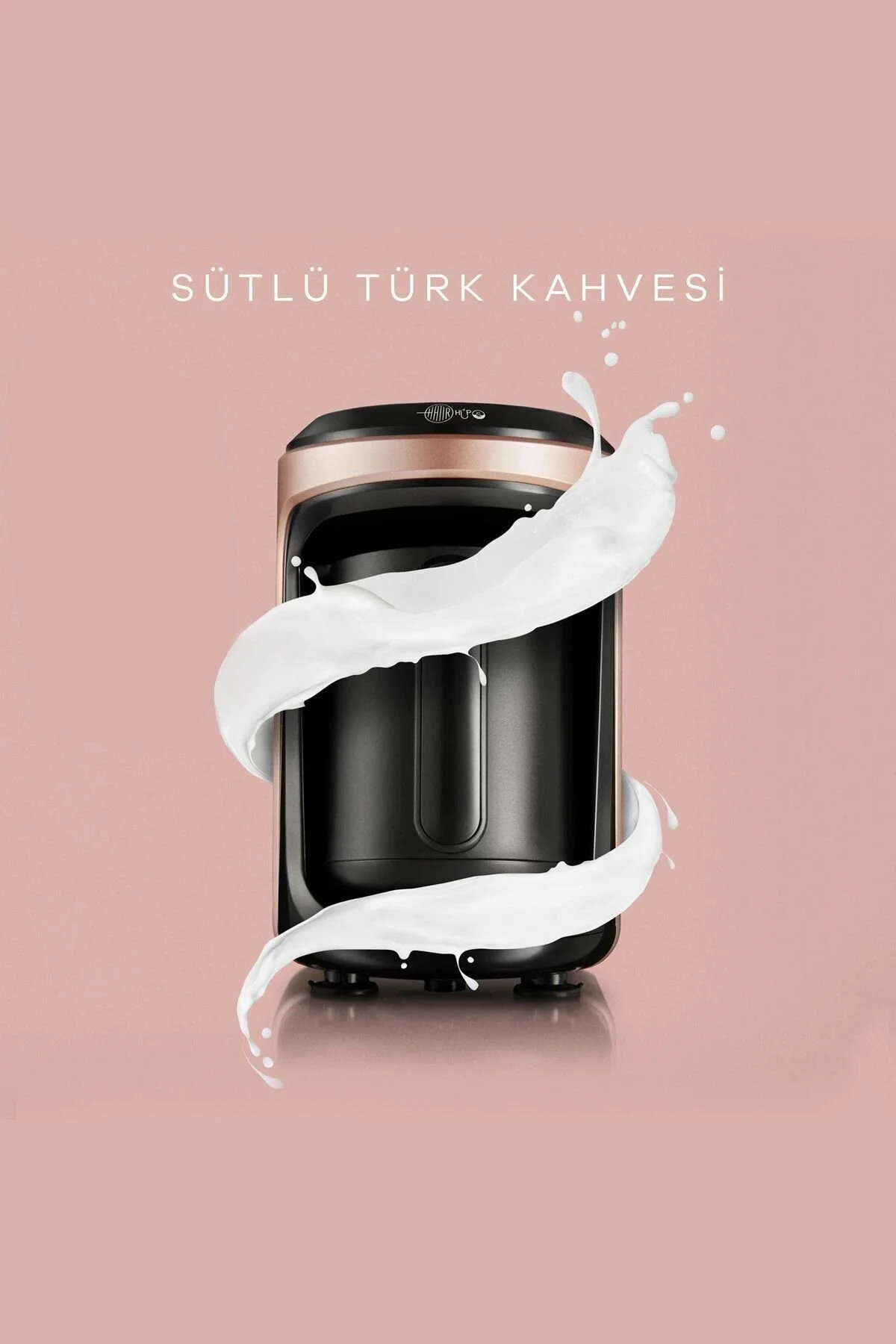 Karaca Hatır Hüps Sütlü Türk Kahve Makinesi Rosegold Türk Kahvesi