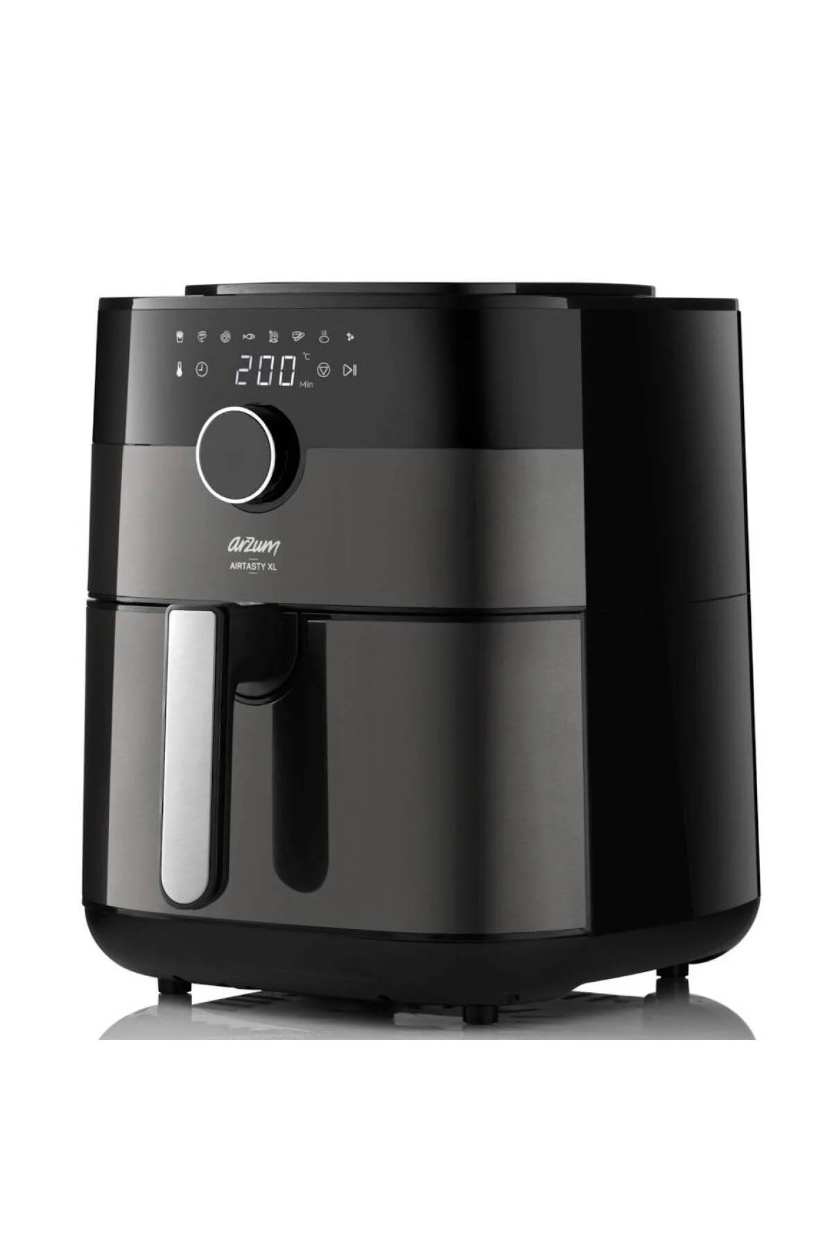 Arzum AR2074(AR2091)-G Airtasty XL Yağsız Fritöz Airfryer, 6 Litre Kapasite, Gümüş