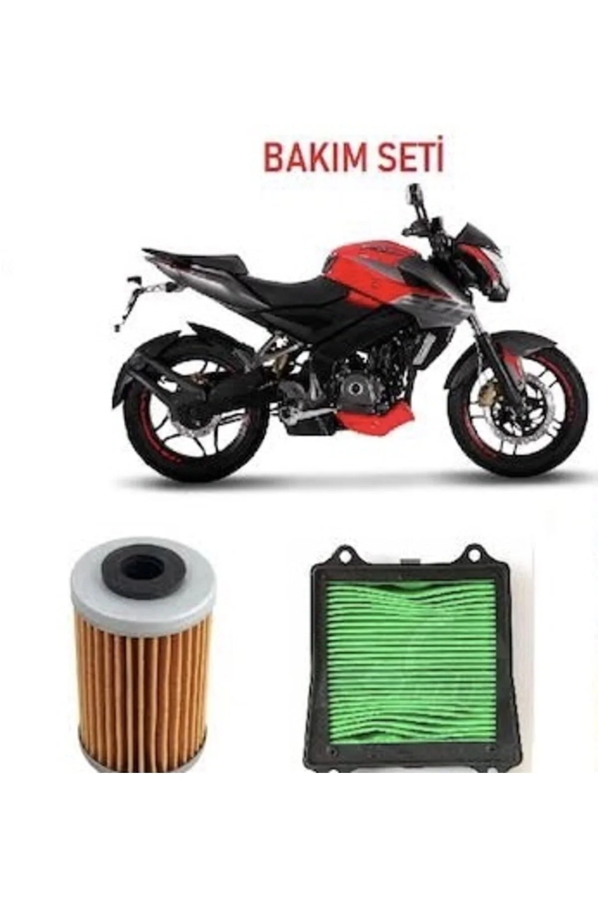 Bajaj Pulsar Ns200 2016 Ve Sonrası Yağ Ve Hava Filtresi