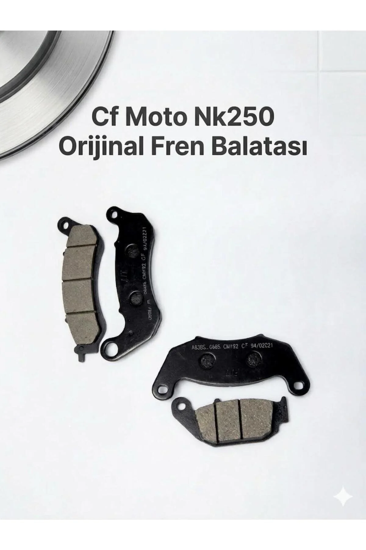 Cfmoto CFMoto NK 250 Orijinal Ön Arka Fren Balatası Seti