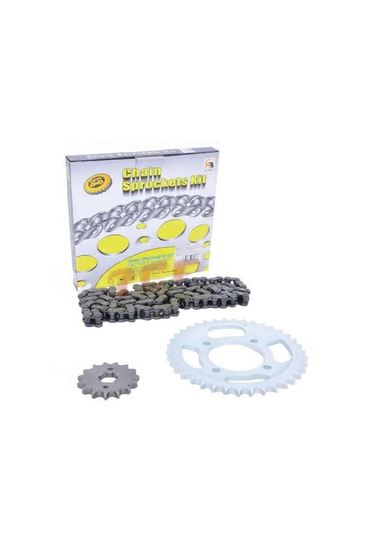 SEVGENT Cg Cgl Kaplinli Ön-Arka Dişli Zincir Set Sfr 428H 110L 38-15T