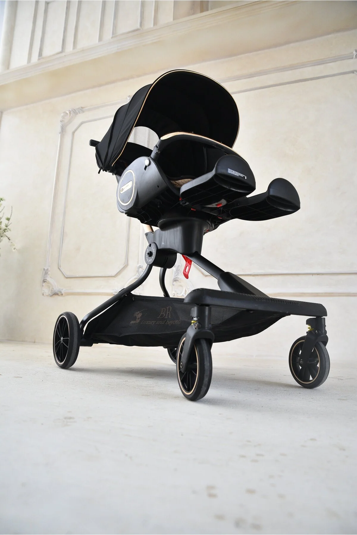 Baby Royce TRAVELLER BEBEK ARABASI EBR-700 SİYAH