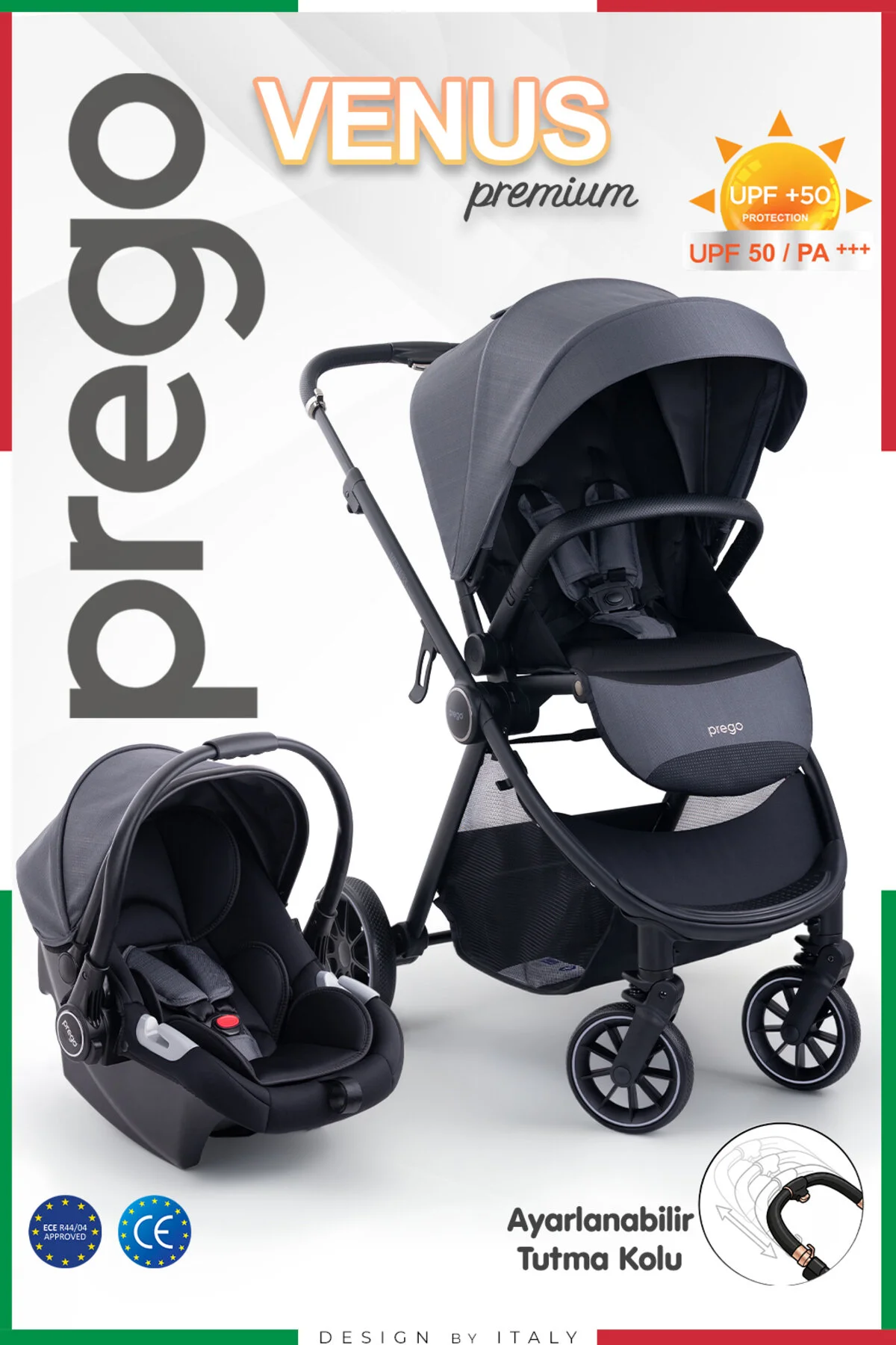 Prego Venüs Premium Travel Sistem Bebek Arabası 2028