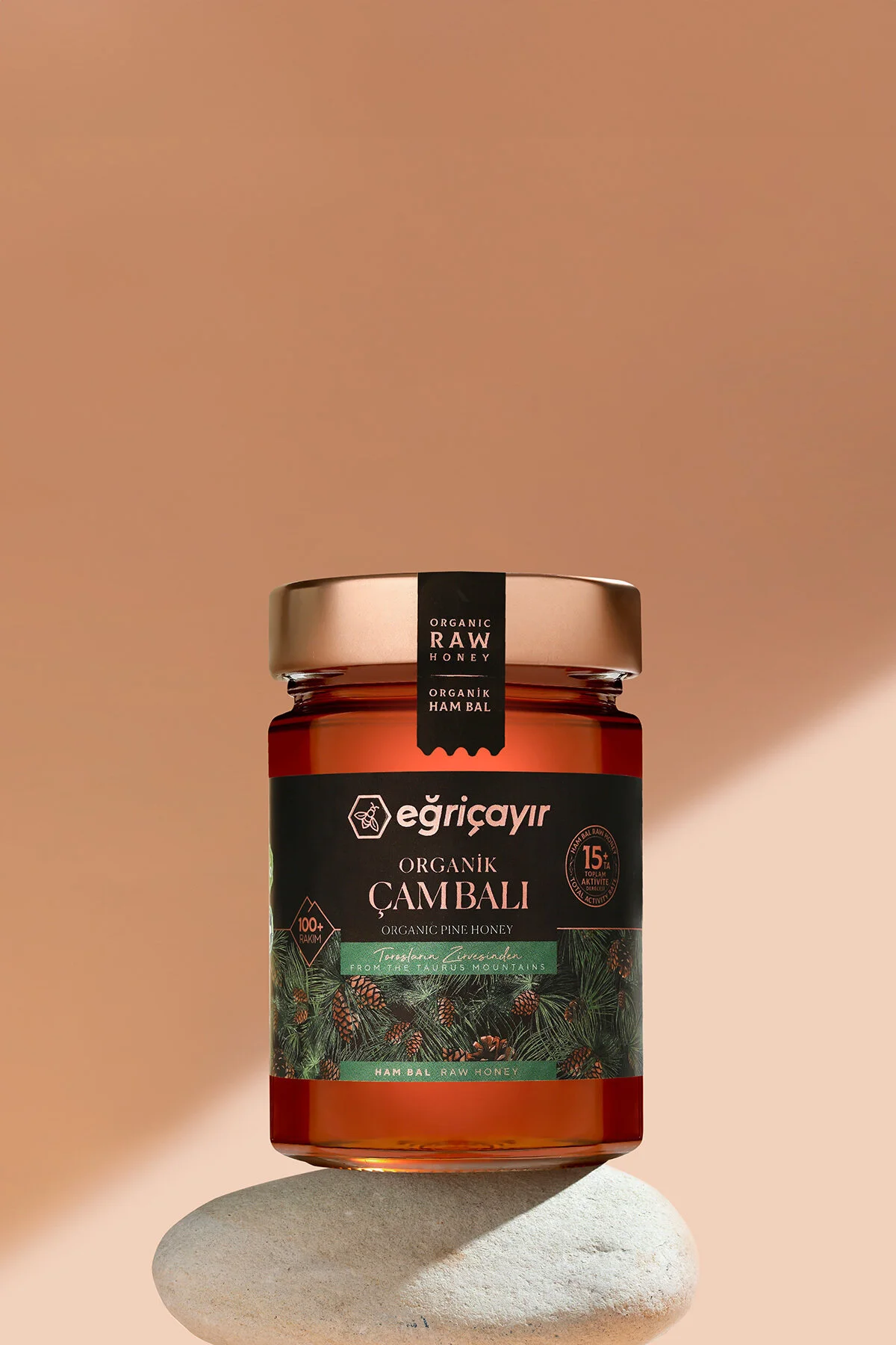 Eğriçayır Organik Çam Balı Ta15+ 450 Gr