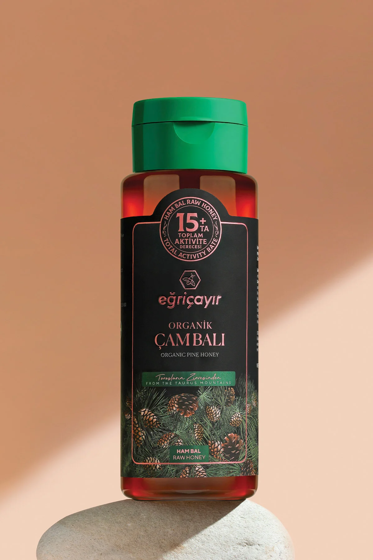 Eğriçayır Organik Çam Balı Sıkma Ambalaj TA15+ 550g